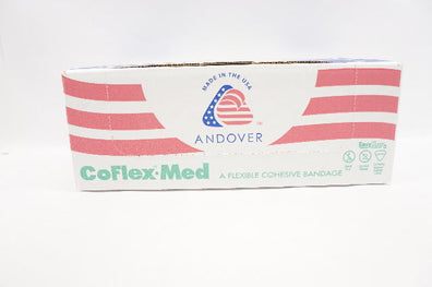 CoFlex-Med 7200RD Flexible Adhesive Bandage, Red, 2inch - Box of 36
